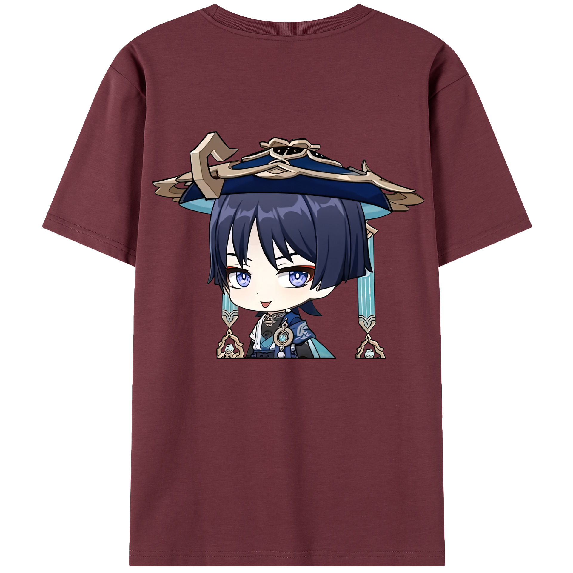 げんし神 さんペい genshin Sanpei 綿100％半袖Tシャツ（背面プリント）